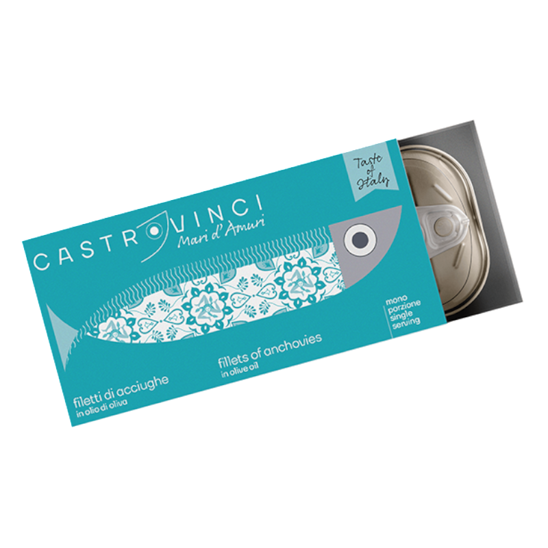 Ansjovisfilets in olijfolie – Mediterrane 48gram