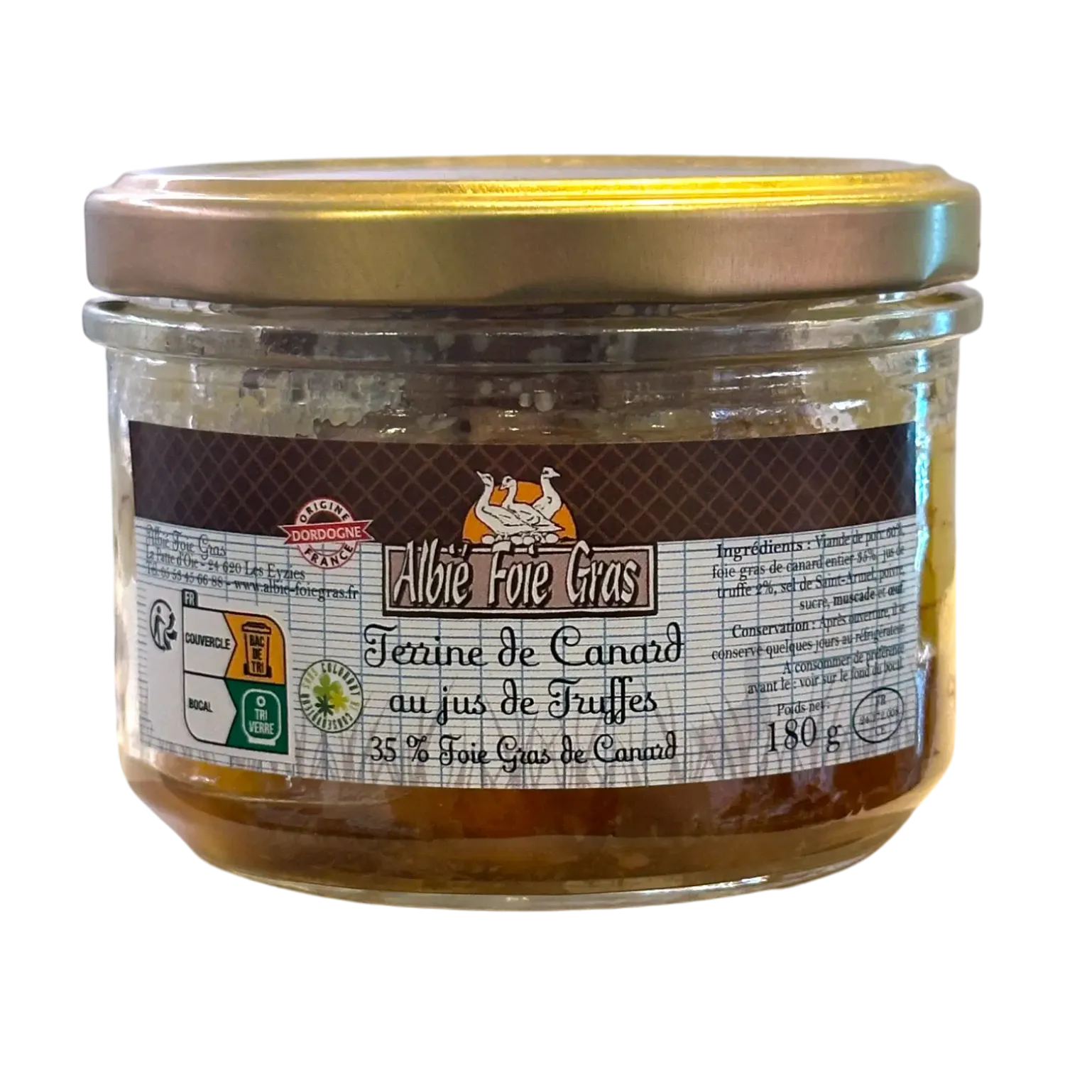 Duck Terrine with Truffle Juice 180gr