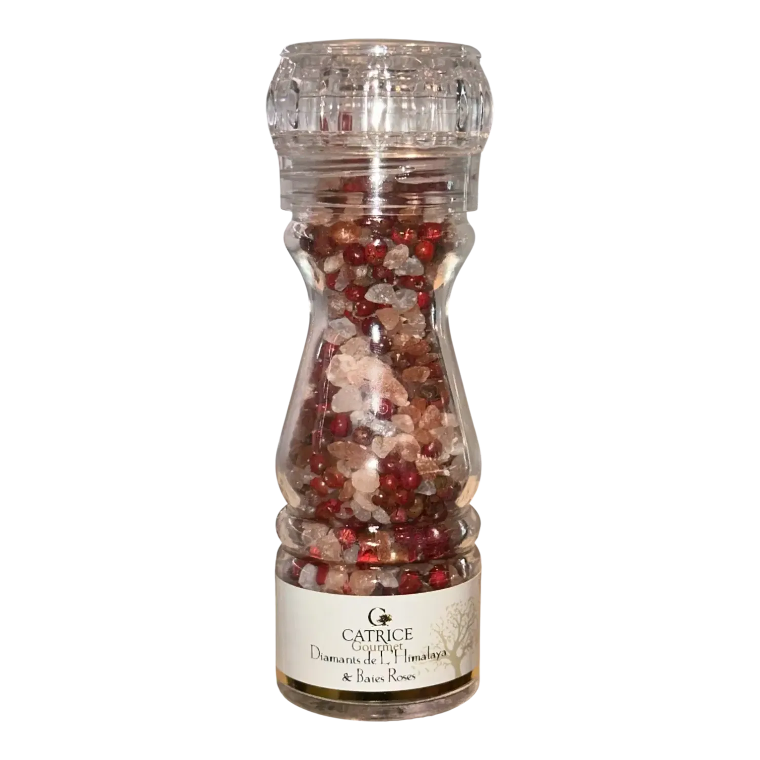 Zoutmolen met roze Himalaya en rode bessen 100gr