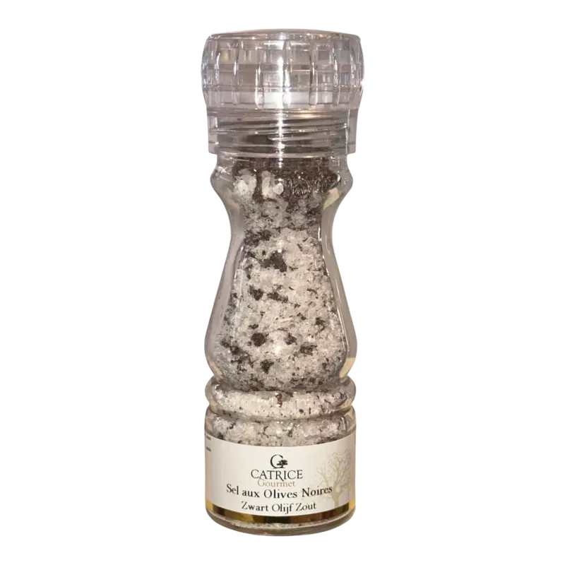 Salt Mill with Black Olive 125g