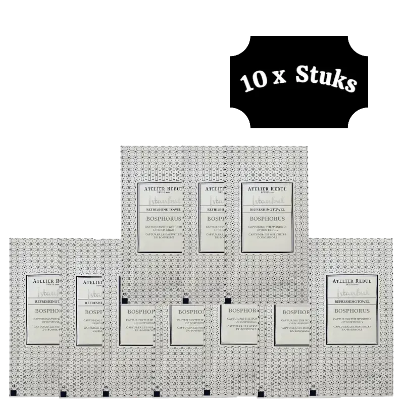 REFRESHING TOWEL ISTANBUL BOSPHORUS - 10 Pieces