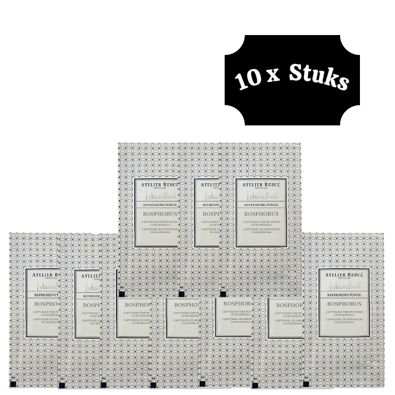 REFRESHING TOWEL ISTANBUL BOSPHORUS - 10 Pieces