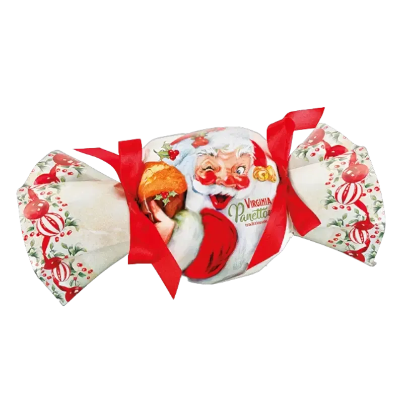 Traditional Panettone with Red Ribbons 100g