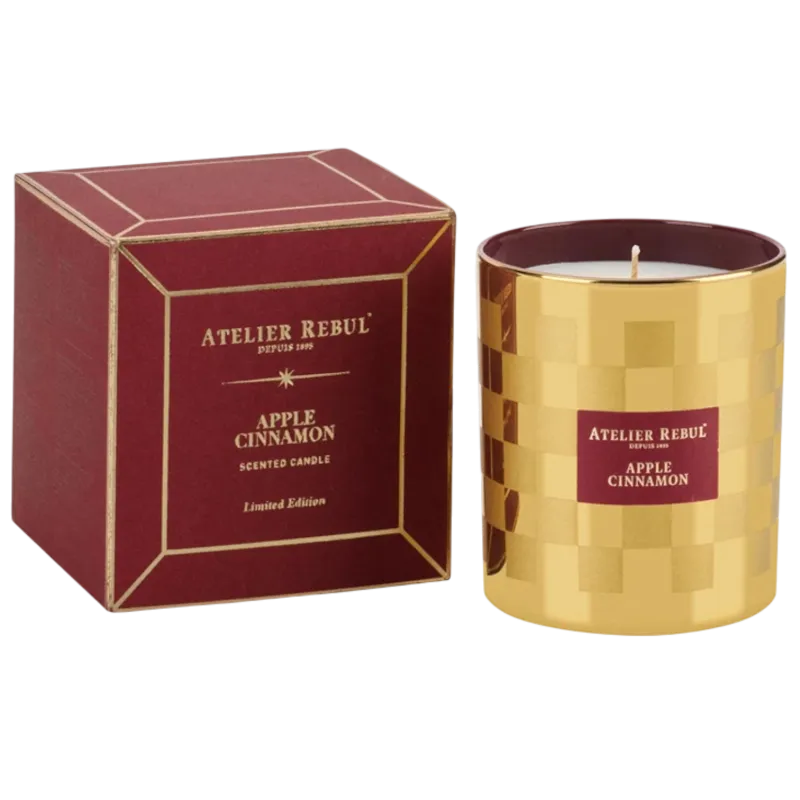 APPLE CINNAMON SCENTED CANDLE 210 G NEW YEAR 2025