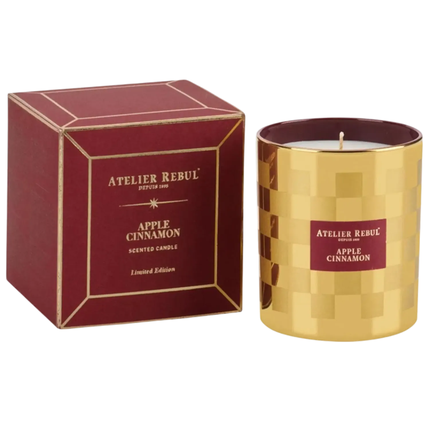 APPLE CINNAMON SCENTED CANDLE 210 G NEW YEAR 2025