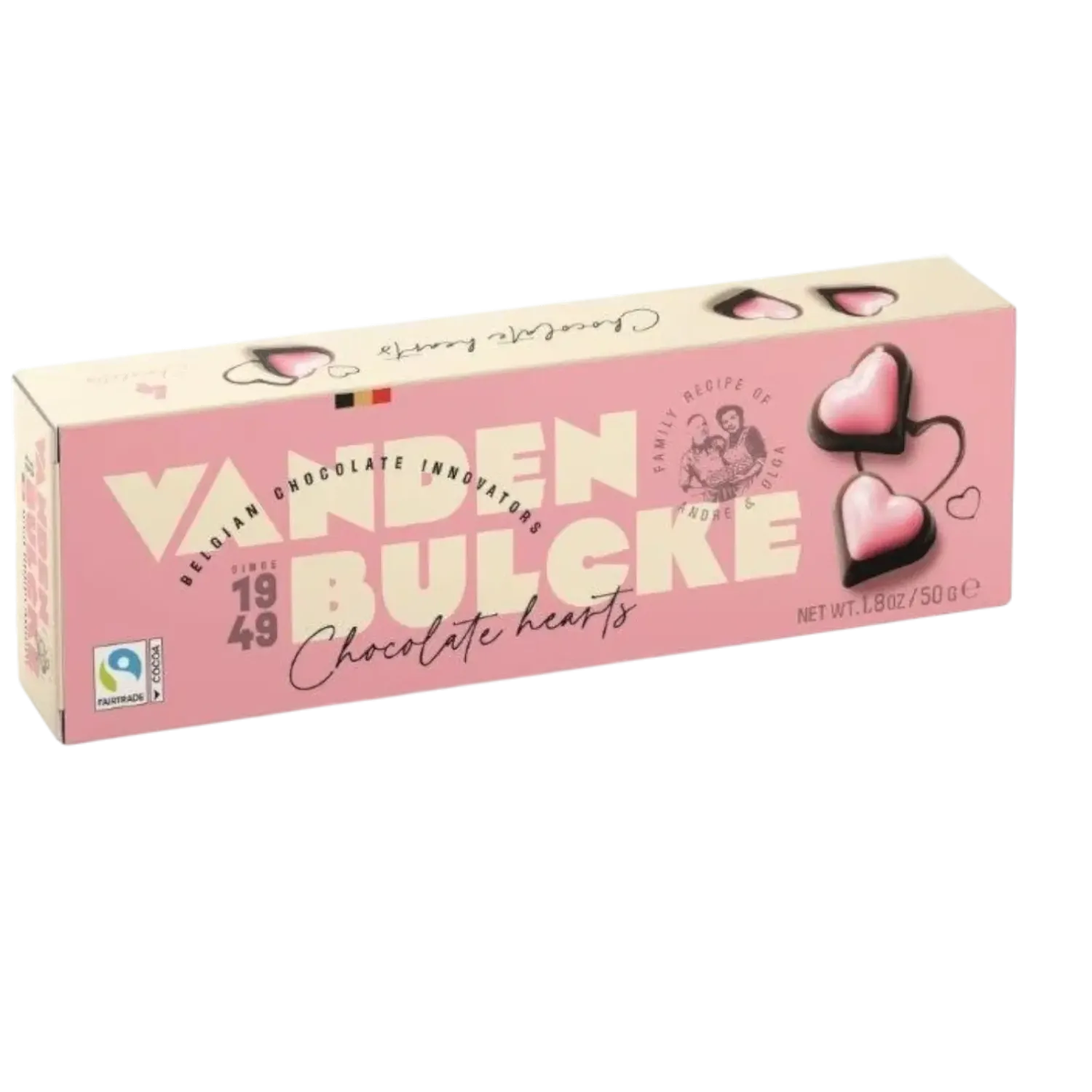 Hearts Milk Fairtrade 50g