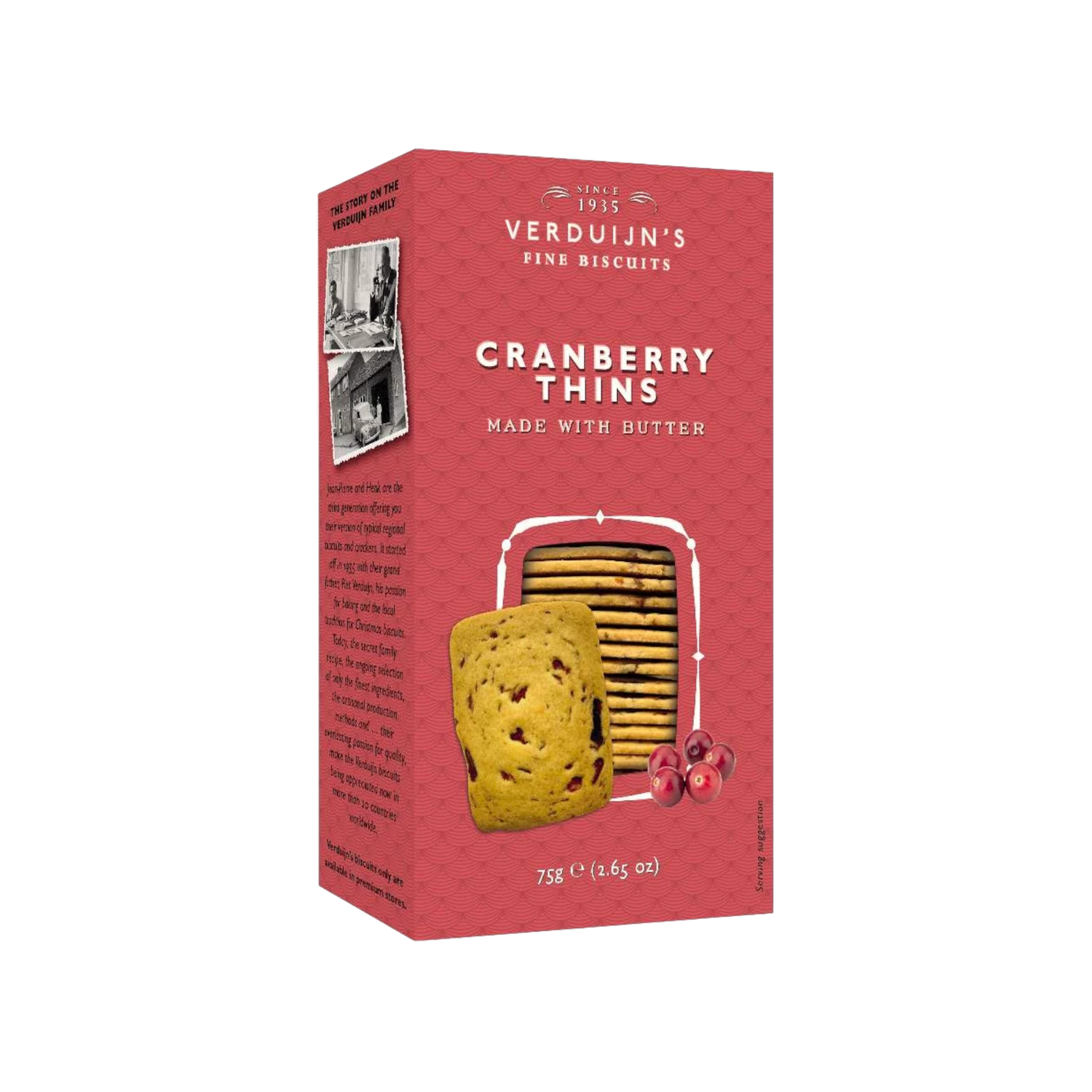 Cranberry Biscuits 75g