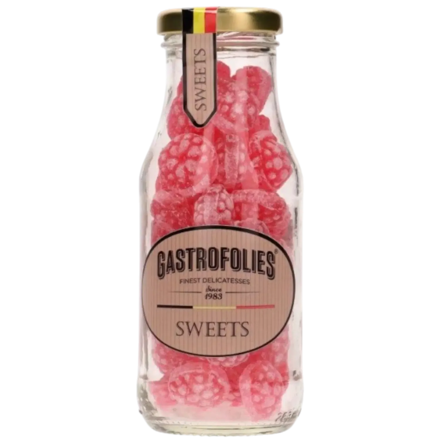 frambozen snoepjes 180g flesje