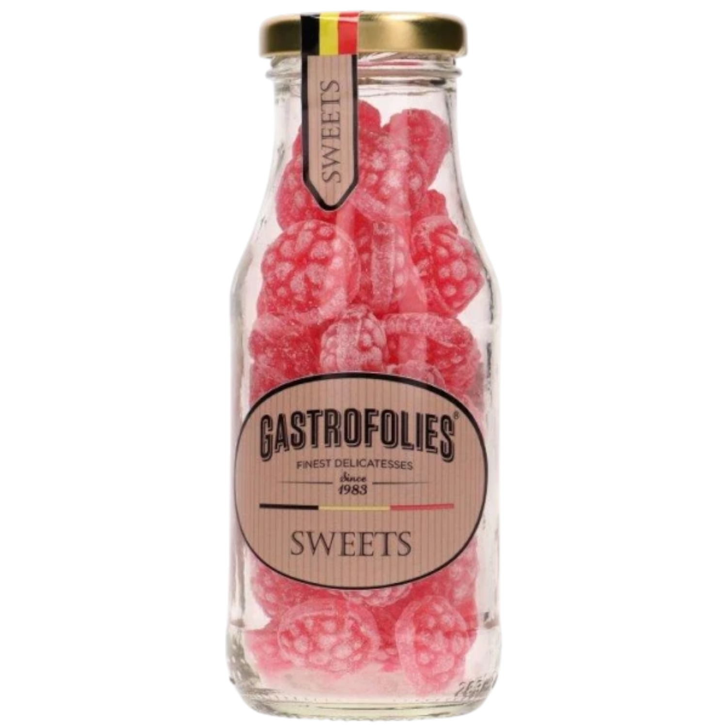 frambozen snoepjes 180g flesje