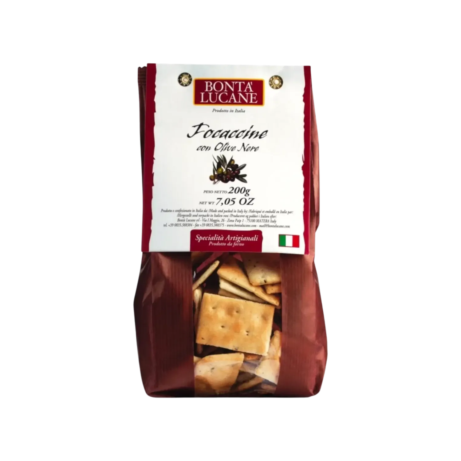 Focaccine with Rosemary &amp; Salt 200g