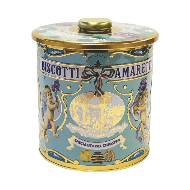 amaretti crunchy rond blik 150g