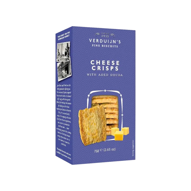Crispy Biscuits Aged Gouda Cheese 75g