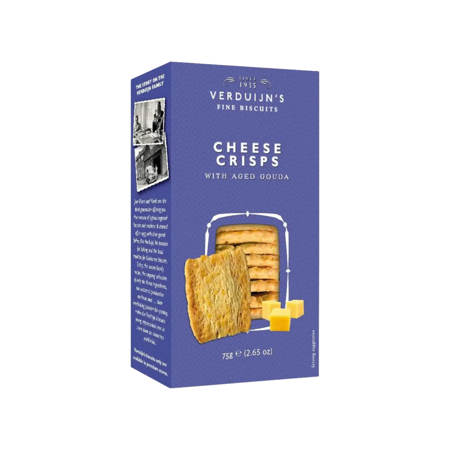 Crispy Biscuits Aged Gouda Cheese 75g