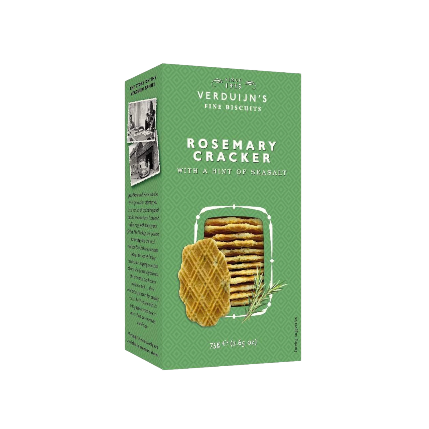 Rosmarin- &amp; Meersalz-Cracker 75g