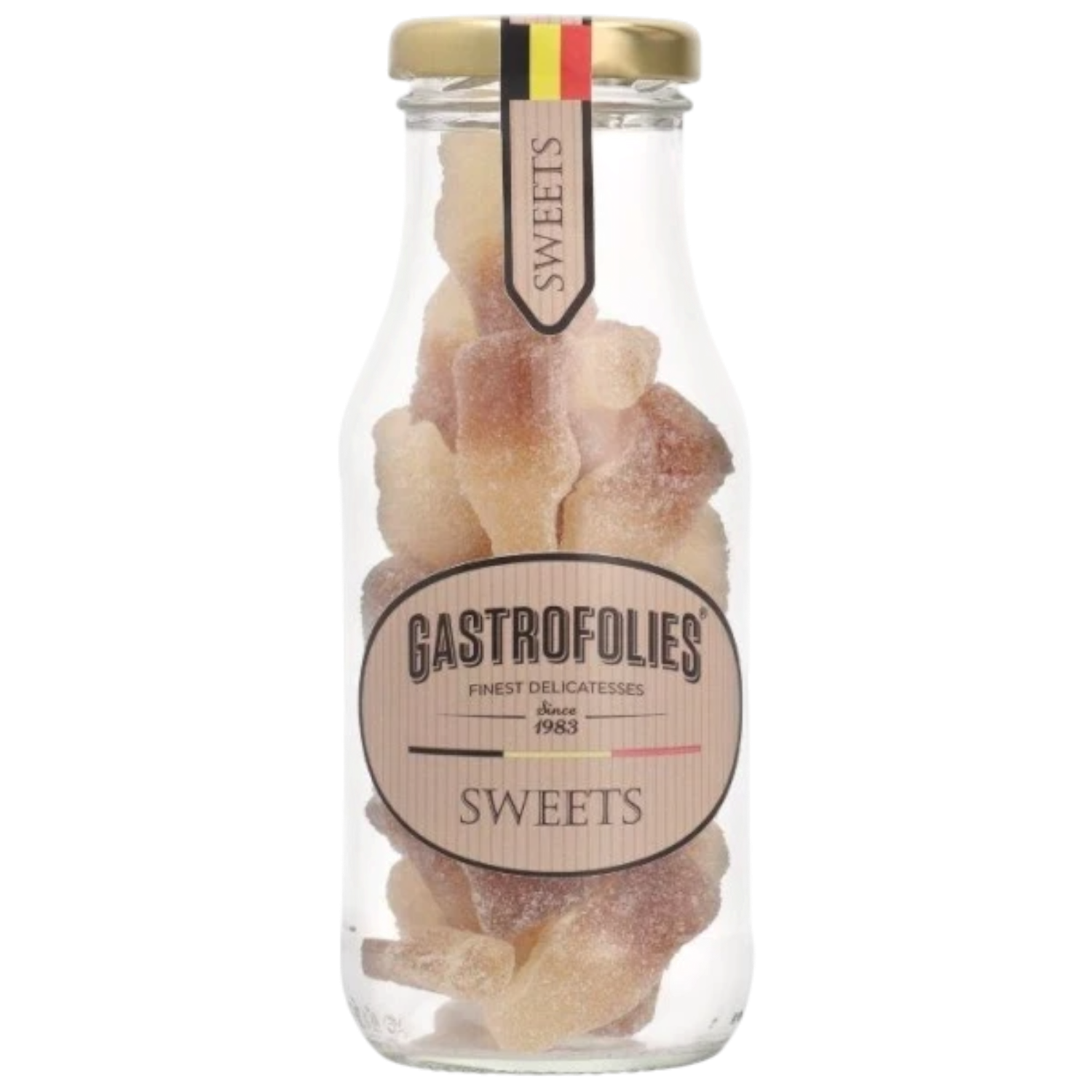 zure cola flesjes snoepjes 150g flesje