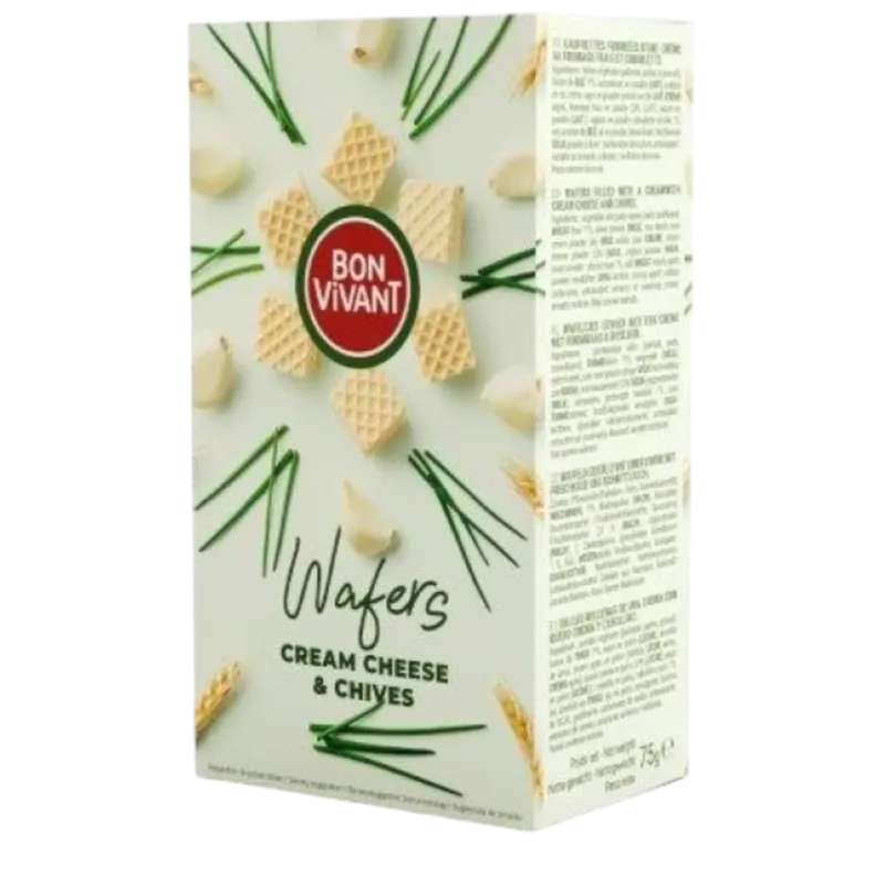 Wafers Cream Cheese &amp; Chives 75g
