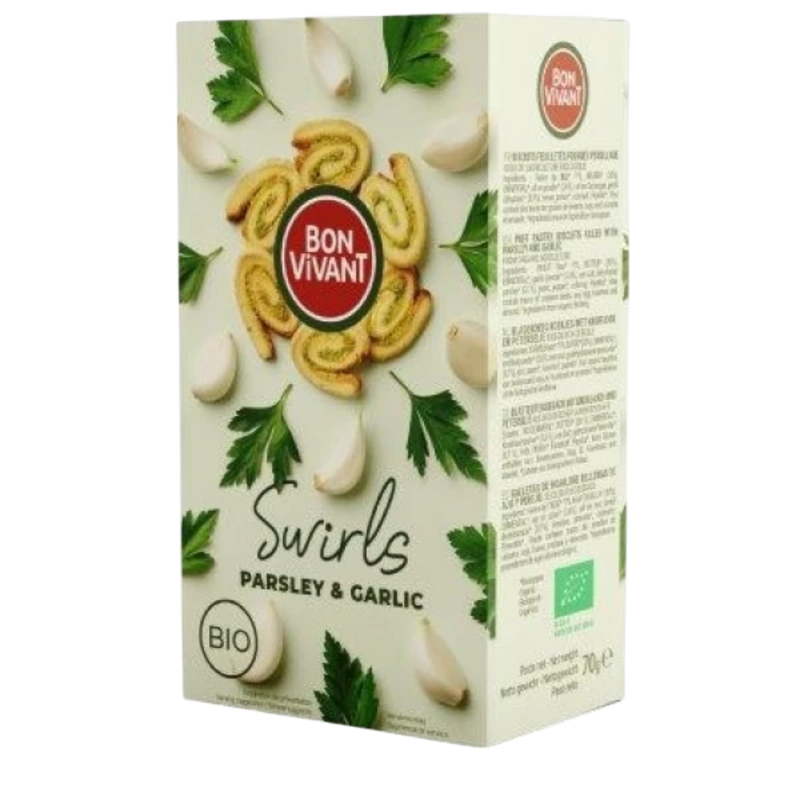 Swirls Parsley &amp; Garlic BIO 70g