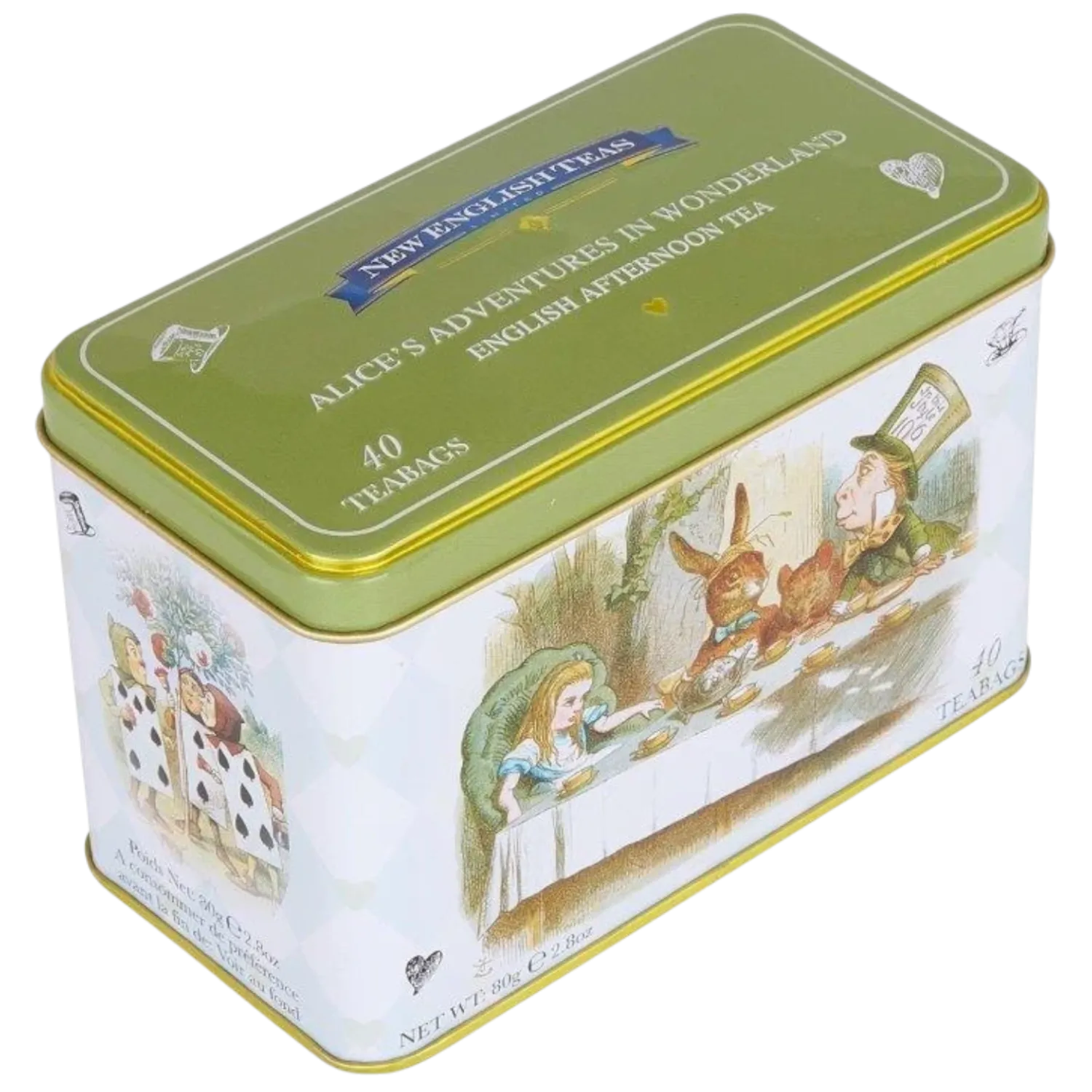 tea tin Alice in Wonderland 40TB