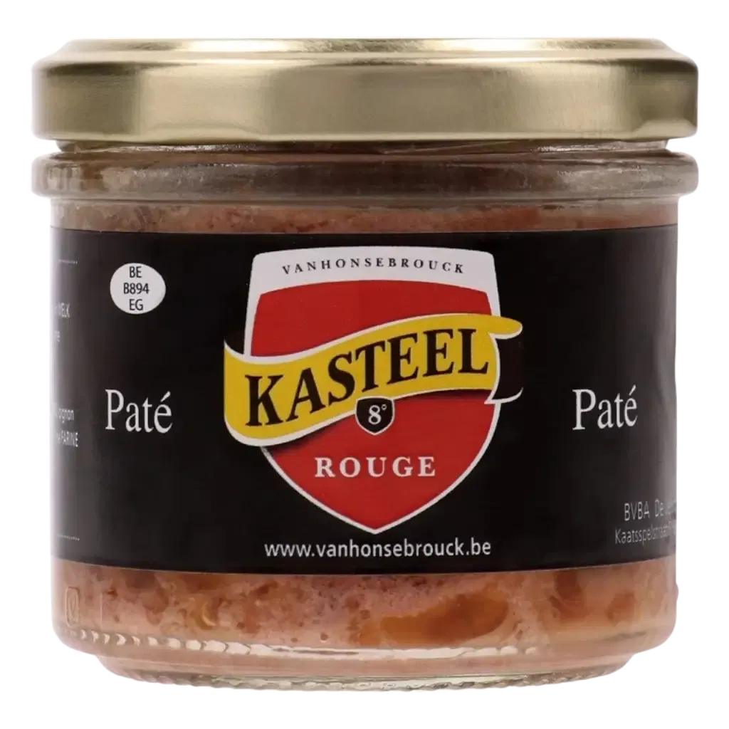 pat‚ met kasteelbier rouge 100g