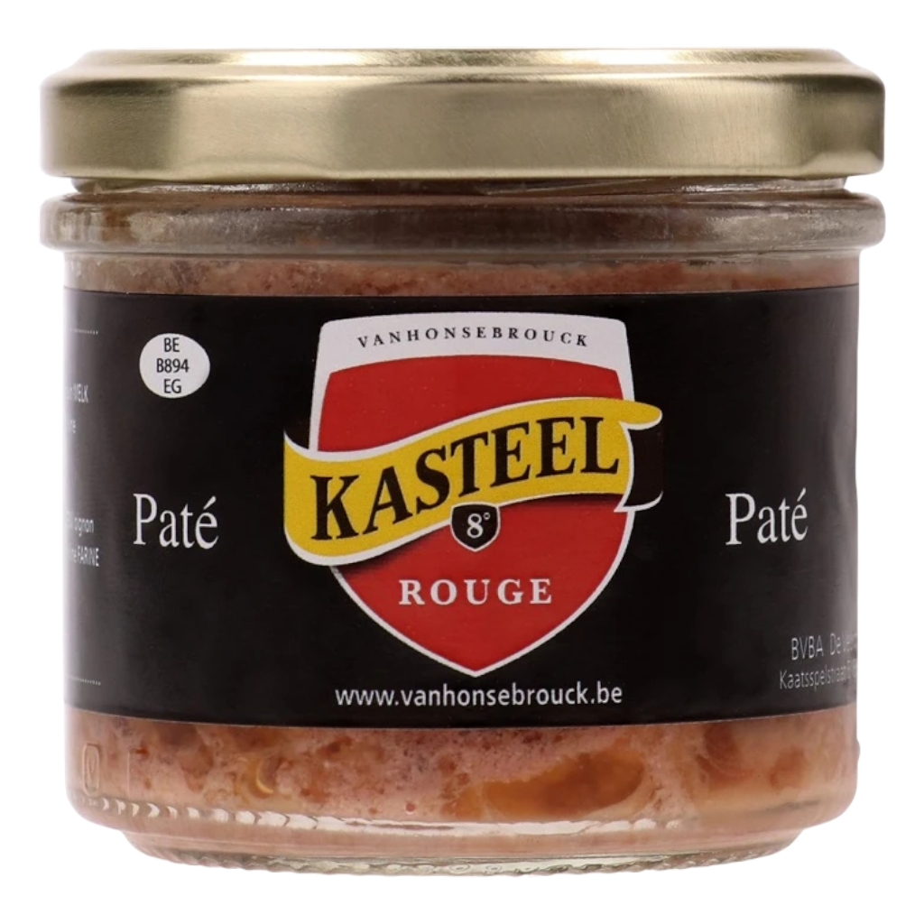 pat‚ met kasteelbier rouge 100g