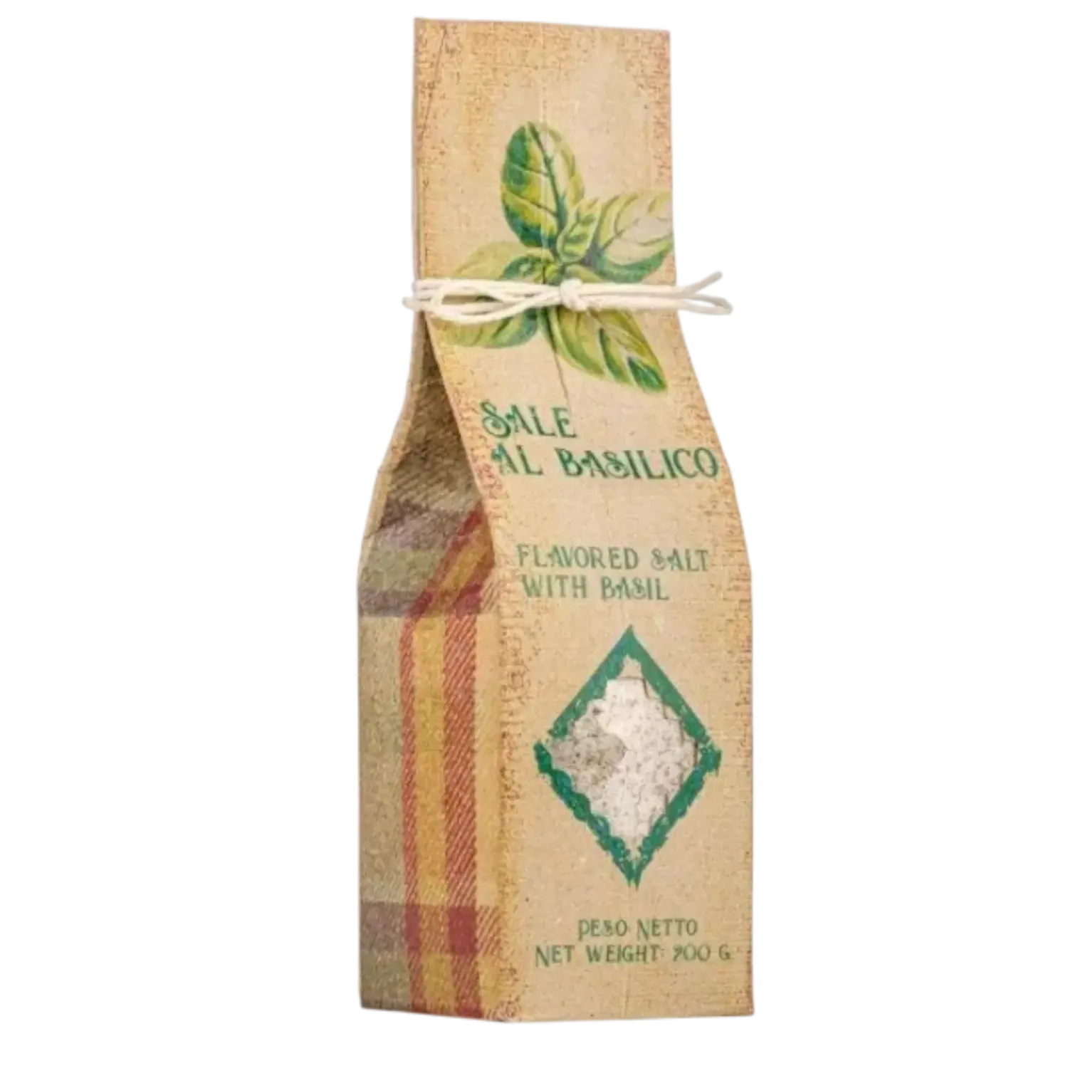 Sicilian Basil Salt Pouch 200g