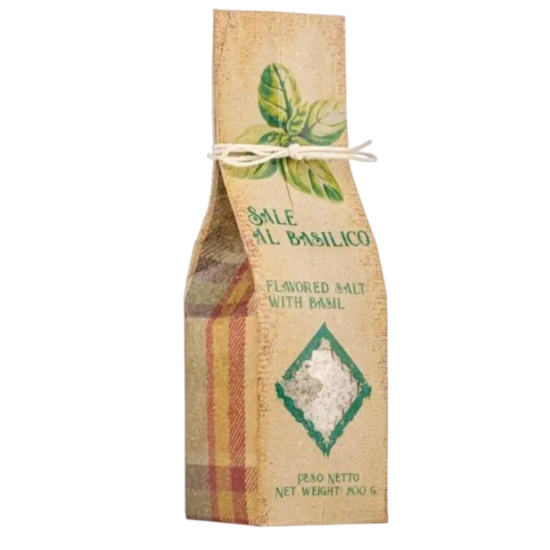 Sicilian Basil Salt Pouch 200g
