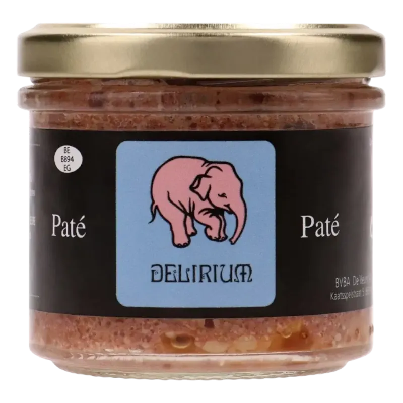 pat‚ met bier delirium 100g