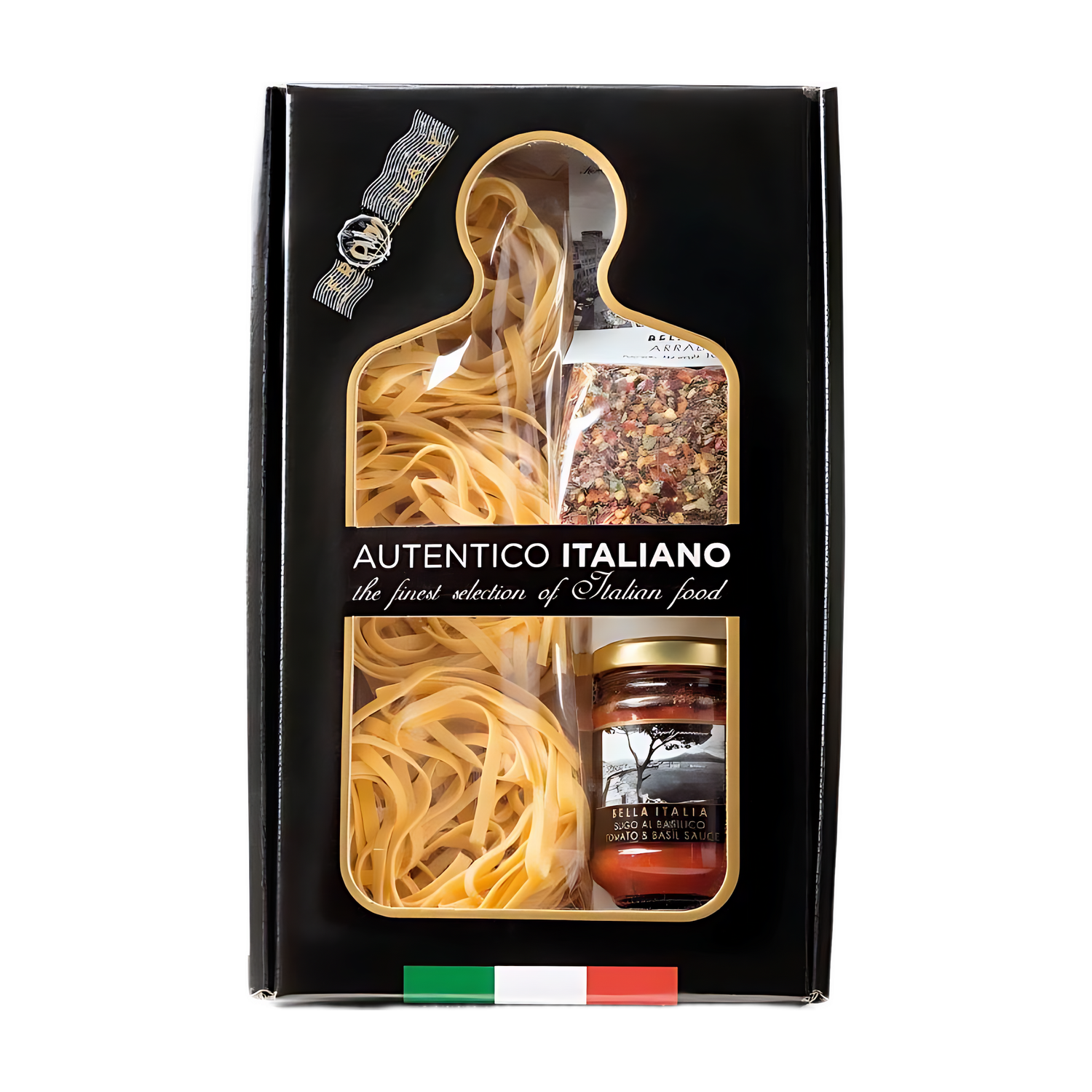 giftset tagliatelle 250g, saus &amp; kruiden
