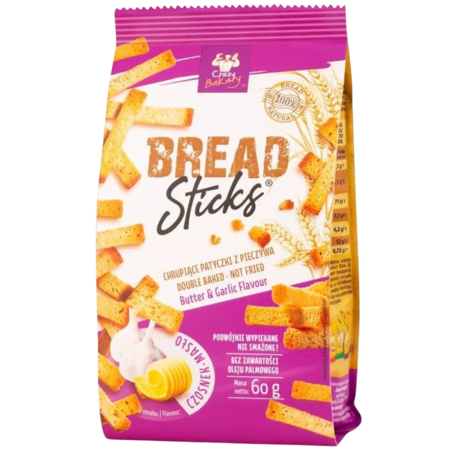 Bread Sticks Butter &amp; Garlic 60g