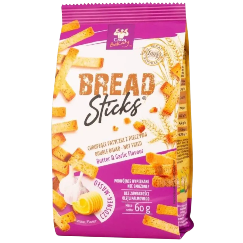 Bread Sticks Butter &amp; Garlic 60g