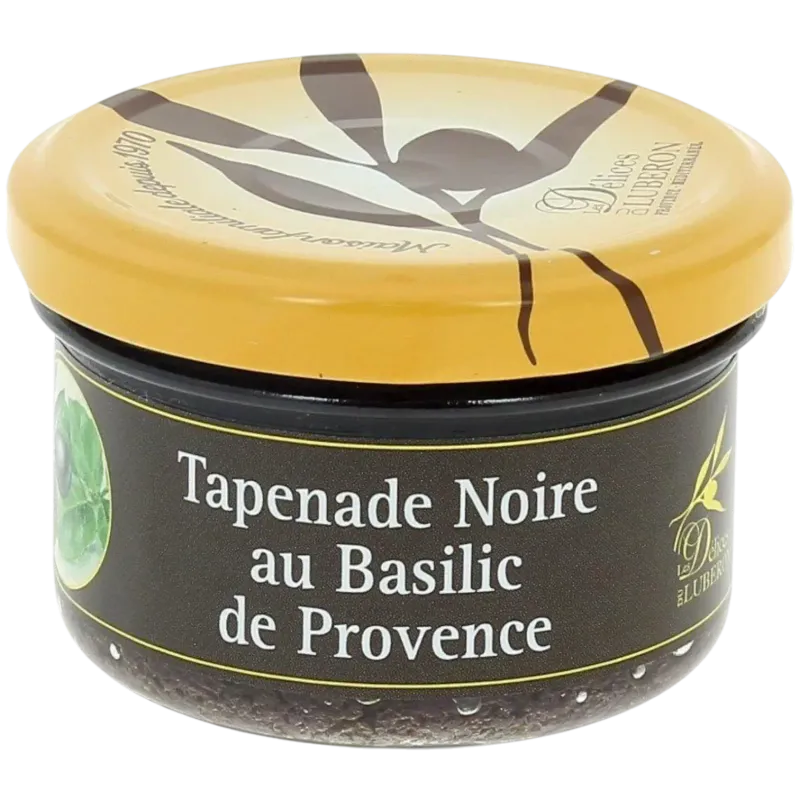 Tapenade black olive basil 90g