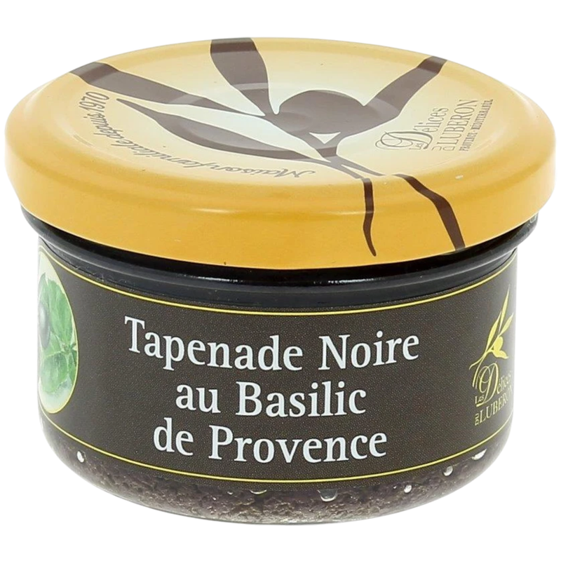 Tapenade black olive basil 90g
