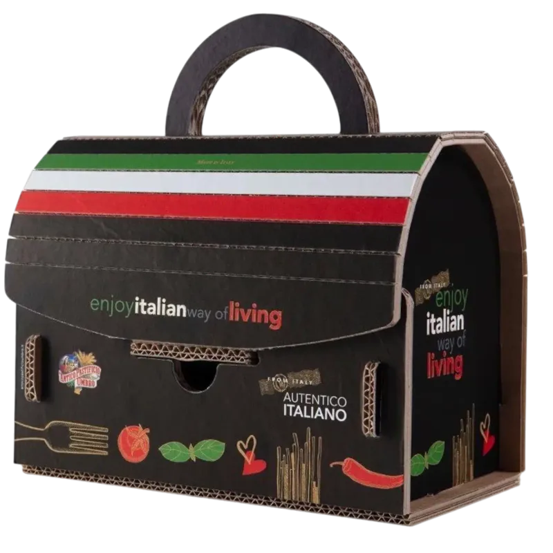 giftset XL pasta koffertje zwart 1280g