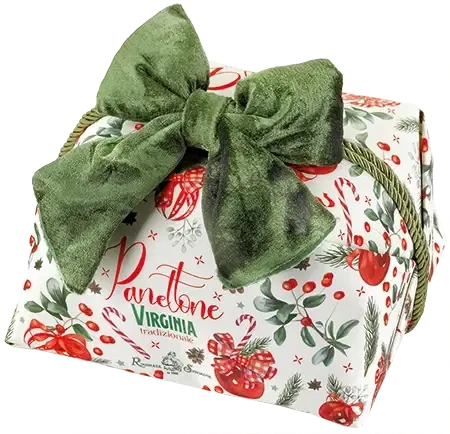 Panettone Traditioneel – Met de hand verpakt met fluwelen lint 1KG