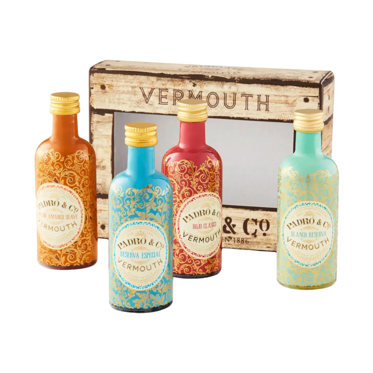 Padró &amp; Co. Vermouth 4 bottles of 50ml in case