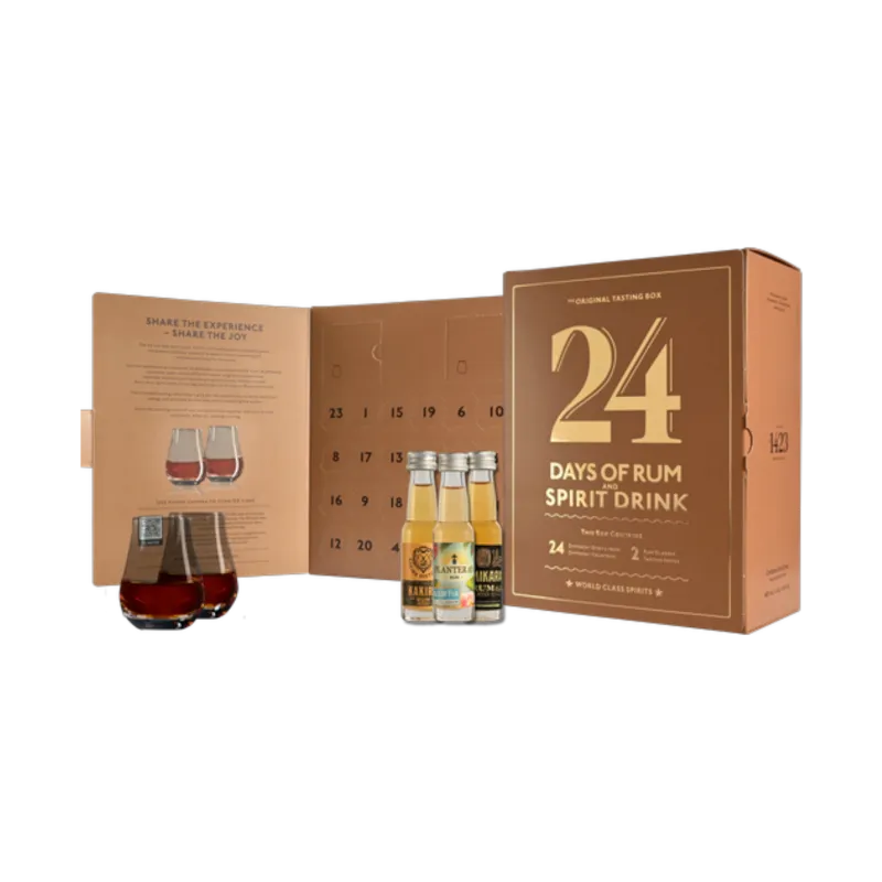 24 Days Of Rhum Tasting Box Edition 2025 24x2cl + 2 Glasses