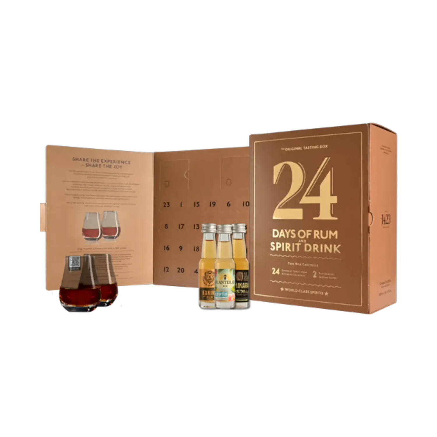 24 Days Of Rhum Tasting Box Edition 2025 24x2cl + 2 Glasses
