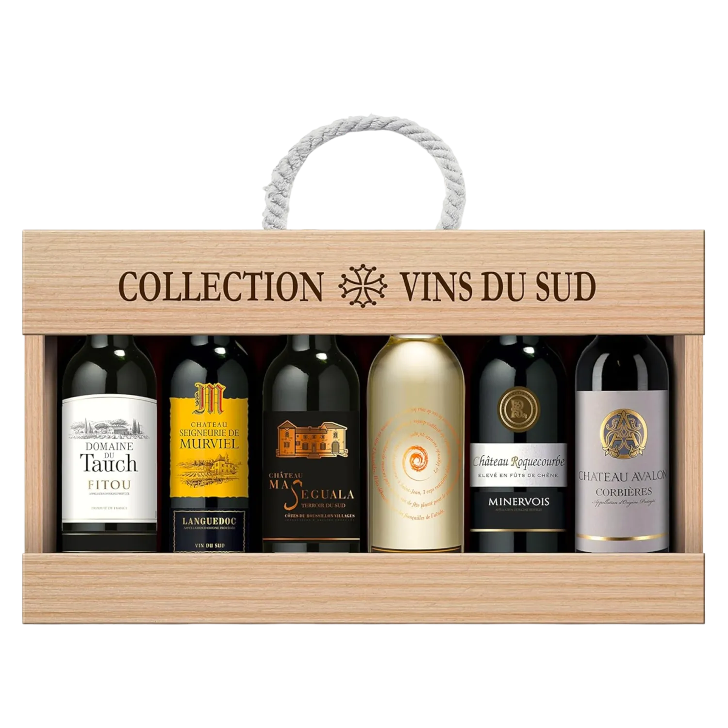 Kist Collection Vins Du Sud 6 x 37,5cl