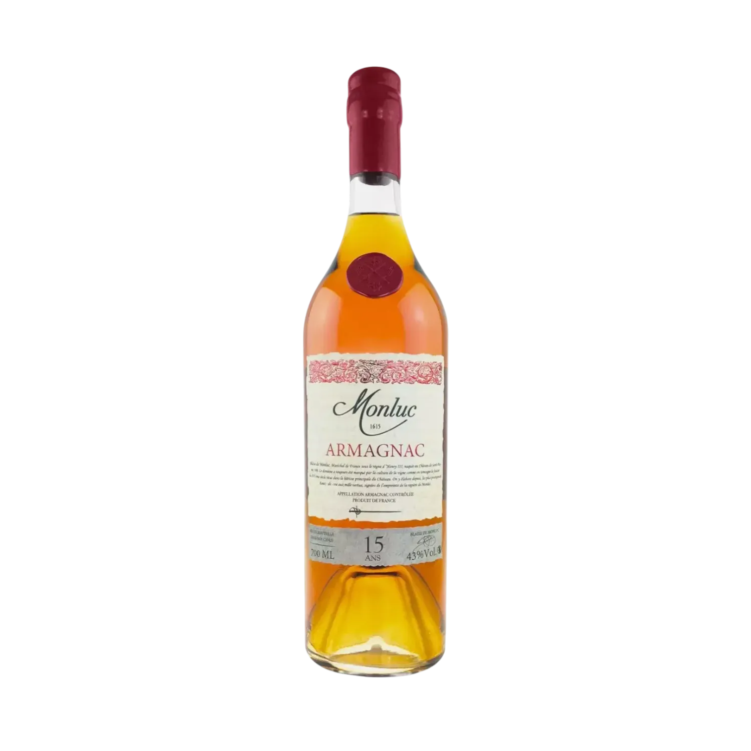 Armagnac Monluc 15 Years 43% 70cl