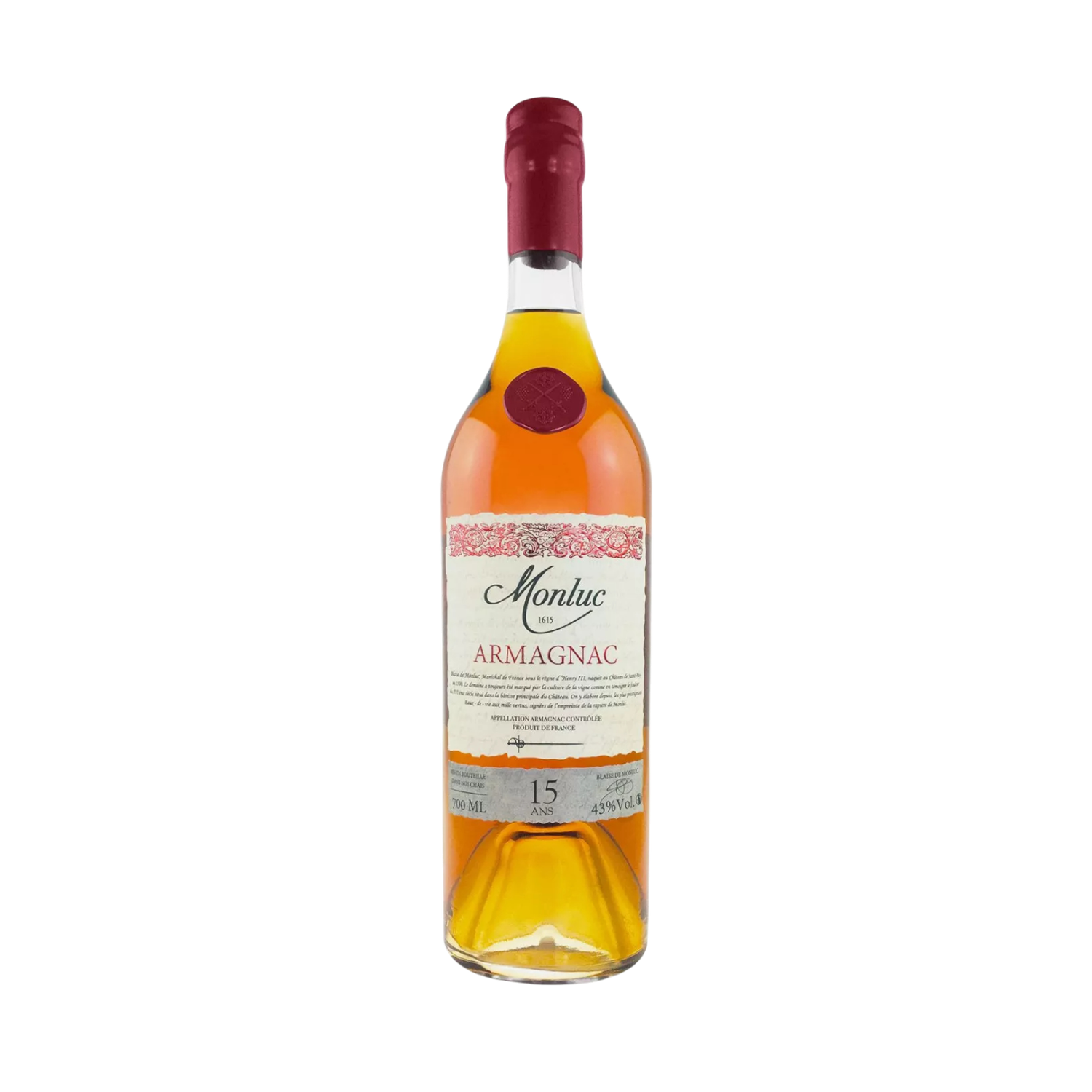 Armagnac Monluc 15 Years 43% 70cl