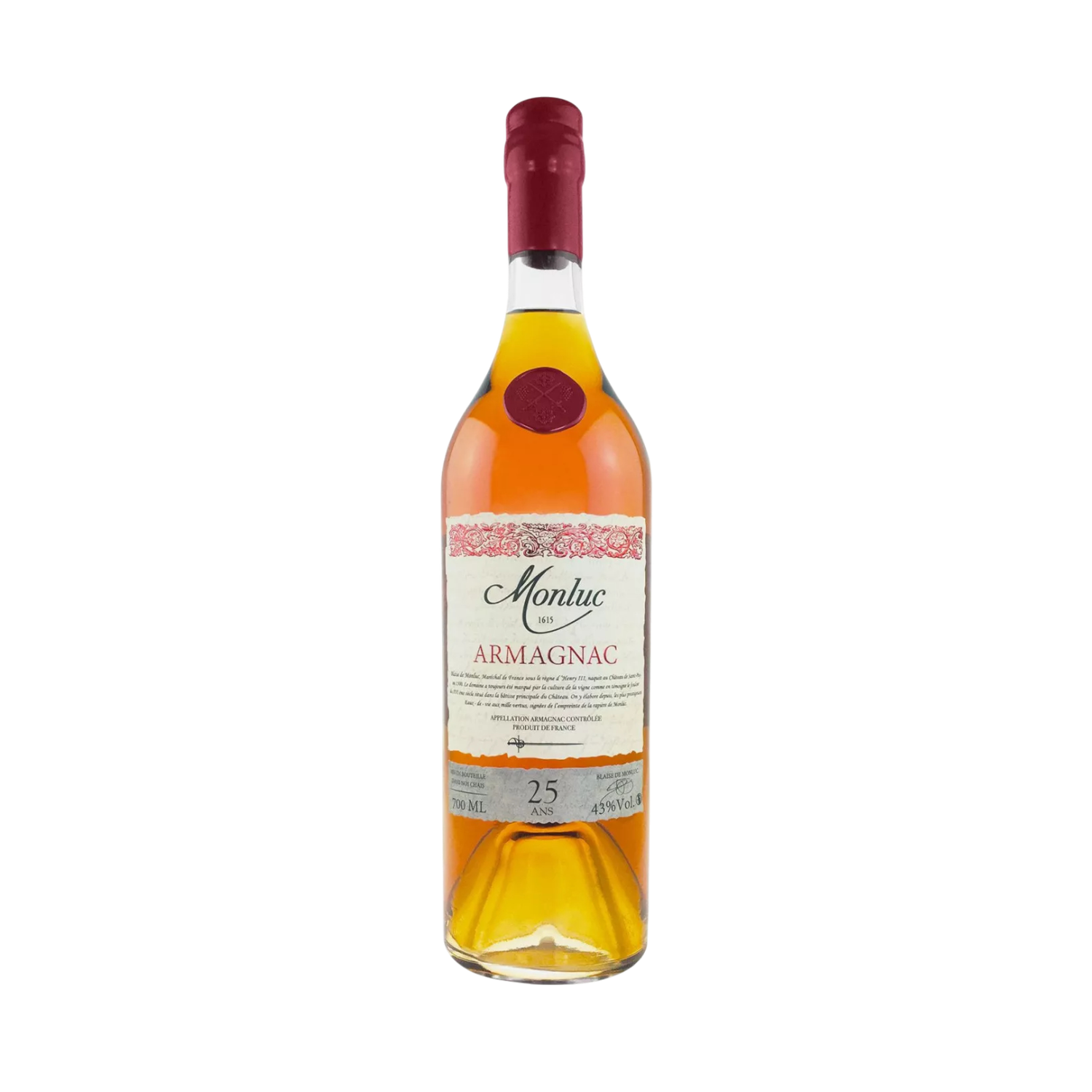 Armagnac Monluc 25 Years 43% 70cl