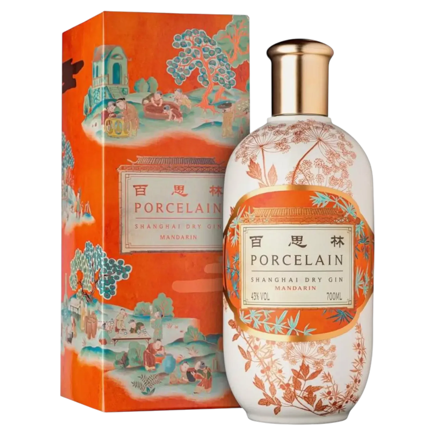 Gin Porcelain Shanghai Mandarin 43% Vol. 70cl
