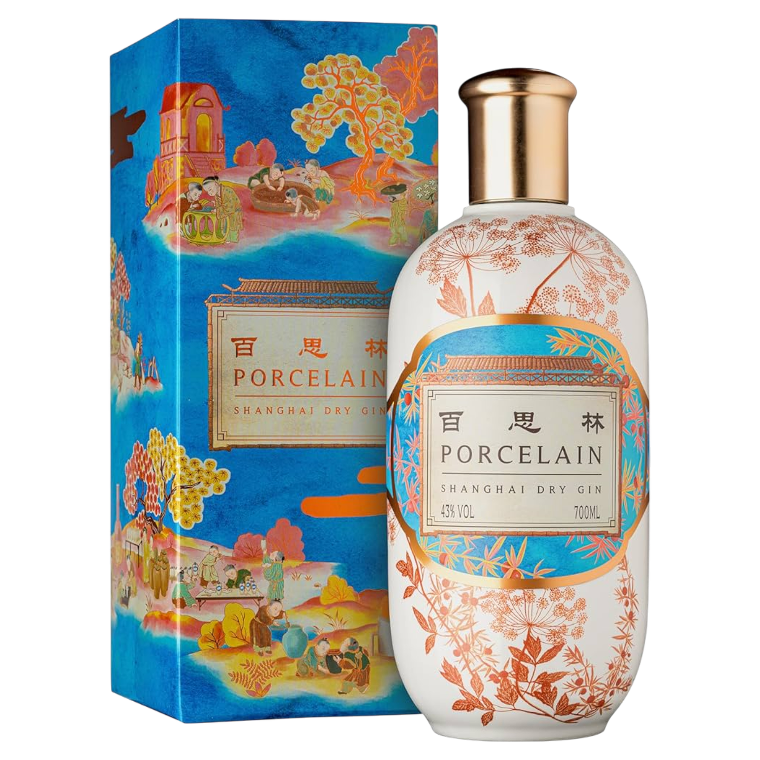 Gin Porcelain Shanghai Dry 43% Vol. 70cl