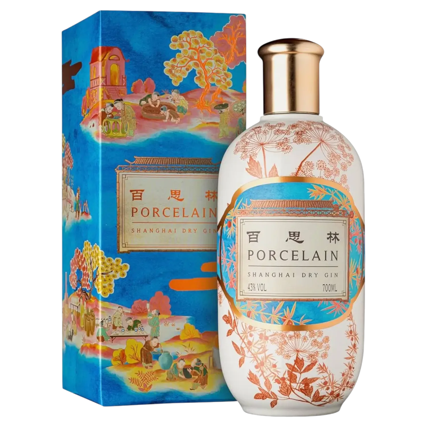 Gin Porcelain Shanghai Dry 43% Vol. 70cl