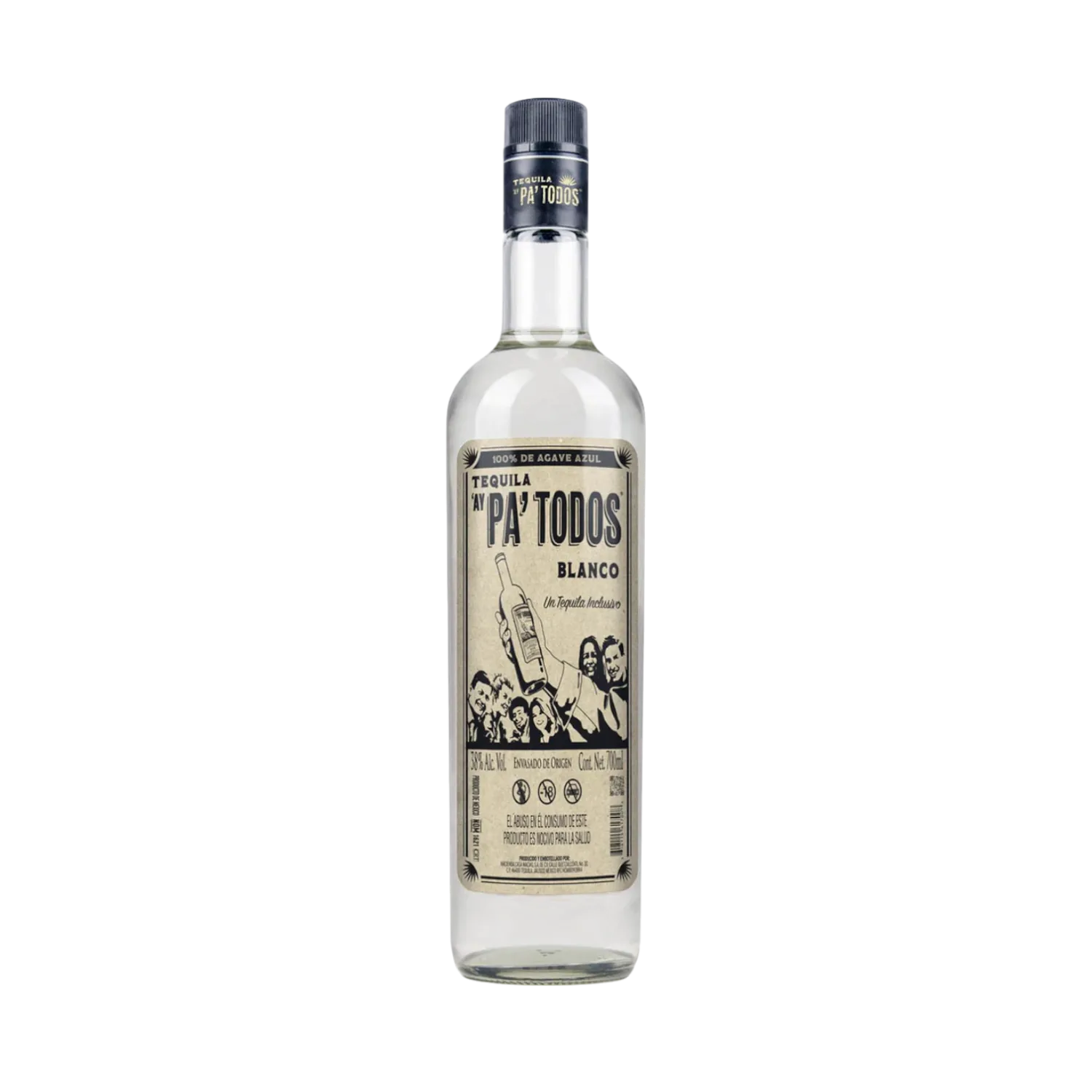 Tequila Pa'Todos 100% Agave Blanco 38% 70cl
