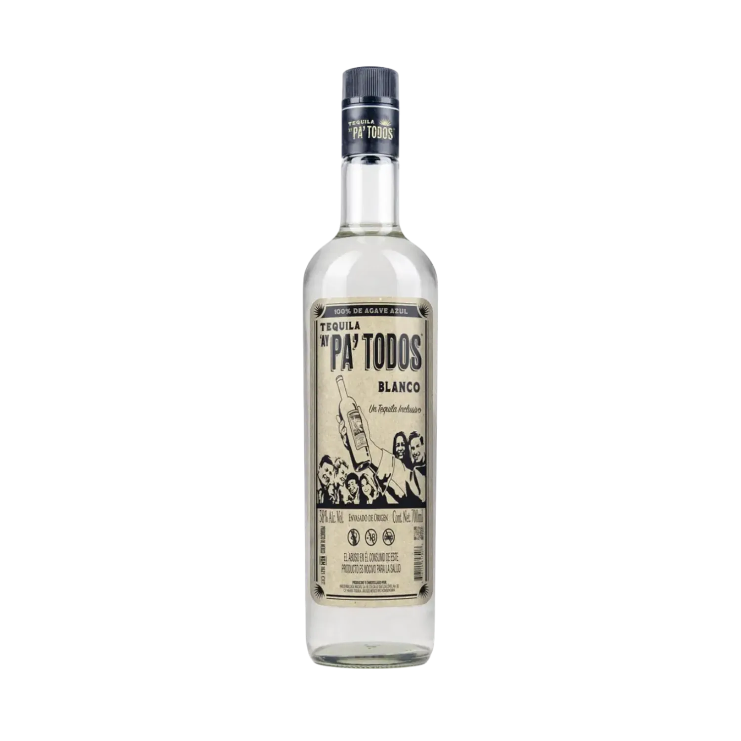 Tequila Pa'Todos 100% Agave Blanco 38% 70cl