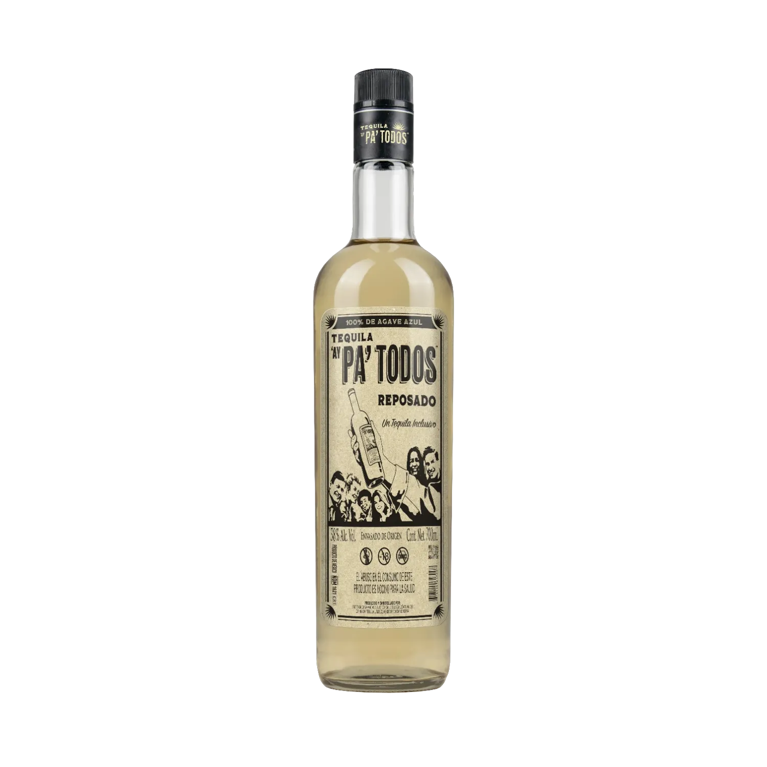 Tequila Pa'Todos 100% Agave Reposado 38% 70cl
