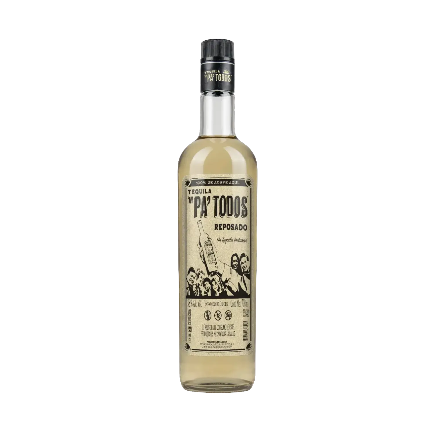 Tequila Pa'Todos 100% Agave Reposado 38% 70cl