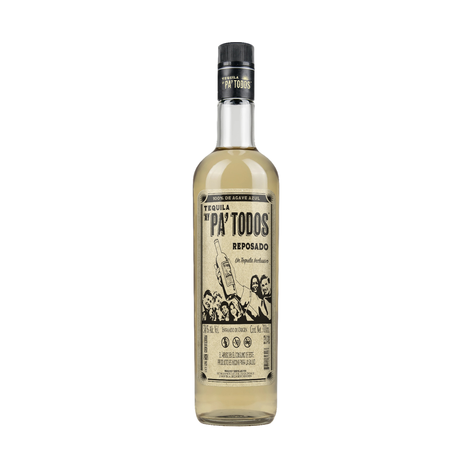 Tequila Pa'Todos 100% Agave Reposado 38% 70cl