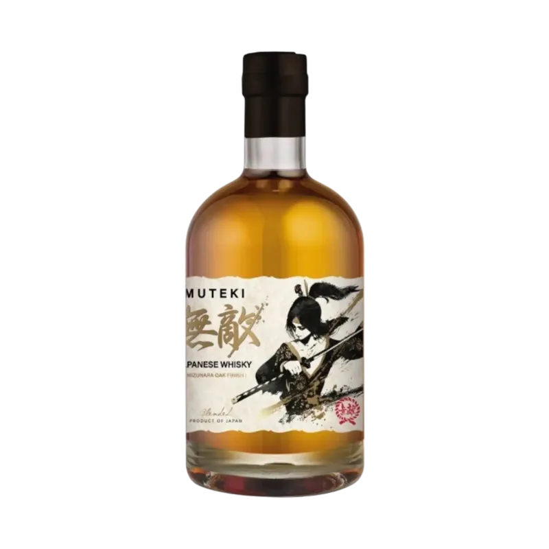Whisky Muteki Japanese Blend Mizunara Cask Finish 40% 70cl + GBX